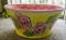 Whimisical Grace Ceramic TUB W/Three Rosed PINK