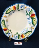 Fitz And Floyd - 2006 RICAMO MOTIF - Large Soup Bowl 10