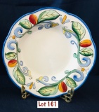 Fitz And Floyd - 2006 RICAMO MOTIF - Large Soup Bowl 10