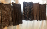 ANIMAL PRINT Women's Skirts Small Sizes (fri3)