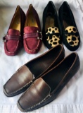 COLE HAAN Leather Loafer with Leather Sole 8, ALFANI Leather Loafter 8M, J.Renee' Leather 7 1/2