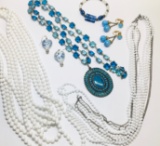 Fashion Jewelry in Blues & White