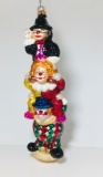 Christopher Radko - 3 CLOWNS  1998 in box.