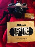 Nikon FE 35mm Camera with Screen, Manual