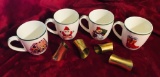 Christopher Radko - TRADITIONS Holiday Celebrations - Coffee Mugs & Brass Napkin Rings