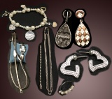 Bracelet may be Brighton. EISENBERG Earrings, Belt, Neckless, Ring, Watch, Chains. Take a look!