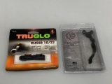 Ruger 10/22 TRUGLO Sights w/EXT Mag Release New