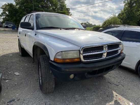 2003  DODGE  DURANGO   Tow# 100360