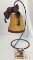 #1 2000 Noel Bell Basket, Tassel Tie & Metal Wrought  Iron Hanger