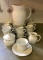 1990 White Heritage Stoneware Japan & Matching Pitcher