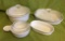 White Corning Ware - Baking Dishes w/Lids 1 without