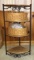 Longaberger Corner Shelf W/Baskets - 2