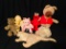 Bear, Stuffed Animals, Elmo and Custom Made Kitty