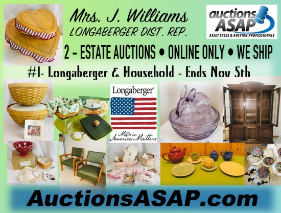 Estate Auction of: J Williams #1 OF 2