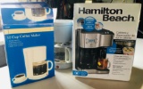 NIB Hamilton Beach Coffee Maker & Water Dispenser. Used 12 Cup Coffee Maker
