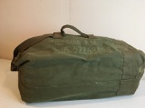 Army Duffle Bag with Sleeping Bag inside