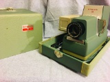 1950 Vintage Argus 300 Projector with Case. 35MM Slide Projector.