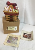 2006 Longaberger Pottery Little Gifts Basket Set