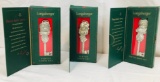 SET #1 2001-2002-2003 Longaberger PEWTER SANTA KEYS