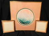 3 Signed & Numbered Aleman Framed & Matted