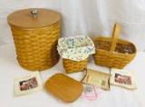 2003 Large Canister Basket w/Wooden Lid SS Knob, 2004 Horizon of Hope Combo