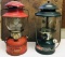 Vintage Red Coleman Lantern, Modern Green Colman Lantern