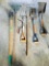 Garden Tools, Edger, Rake, Pitch Fork, Shovel, Hoe, Grass Cutting Hand Sickle