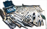 Great assortment of hand tools. Sockets, wrenches, chisels, pliers and much more.... SEE PICS