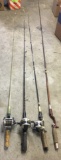 Fishing Rods & Reels Ocean City 940 Sq Fiberglass - American Craftsman 33 Zebco M Action - Zebco 33