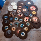 Large Assortment of Disc Grinding Wheels. All Sizes, Various Brands
