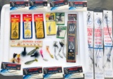 Fishing Supplies. Eagle Claw - Worden's Rooster Tail - Cutie Pie  - Whizkers Snelled Fish Hooks