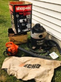 Shop Vac and Hand Held Power Blower