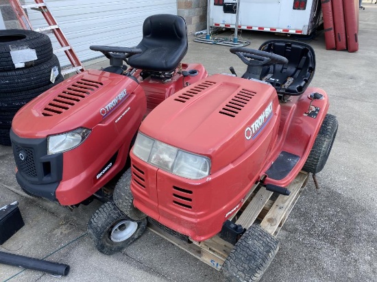 2 Troy-Bilt Riding Mowers Project or Parts Units