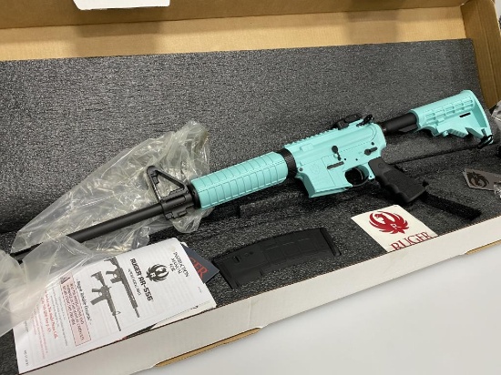 Ruger AR556 16.1" Bar New Rifle Robins Egg Blue