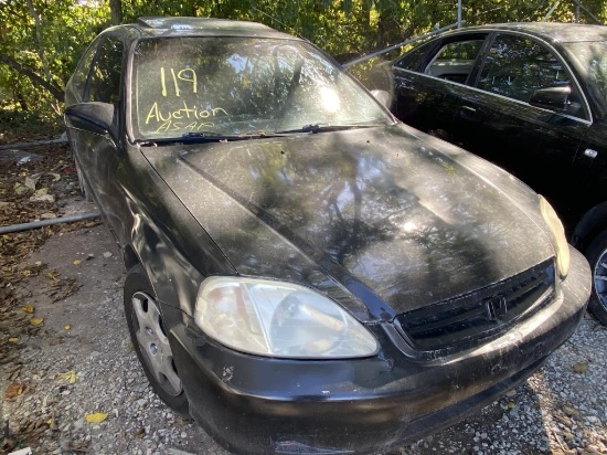 1999  HONDA  CIVIC   Tow# 102992