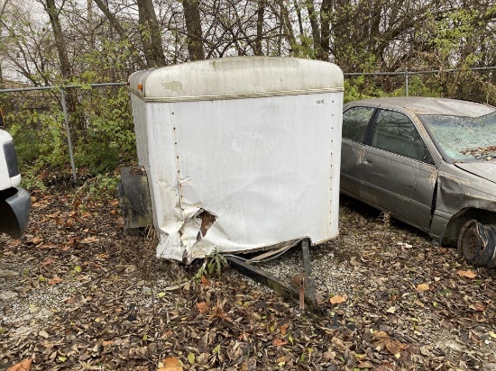 Small White Enclosed Trailer Tow#?