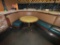 Custom Curved Booth Seating w/Nice Round Table