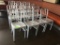 4 Aluminum Metal Chairs  33x19x16  MC4