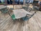 1 Metal Outdoor Table & 4 Chairs