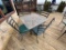 1 Metal Outdoor Table & 4 Chairs