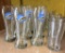 8 Blue Moon Pint Glasses, 8 Clear Pint Glasses