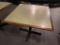 Nice Complete w/Base Sturdy Wood Top Table 36