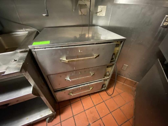 Hatco Three Drawer Warmer Cabinet
