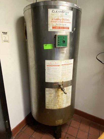 CleanStar 2000 Cooking Oil Storage System Tank