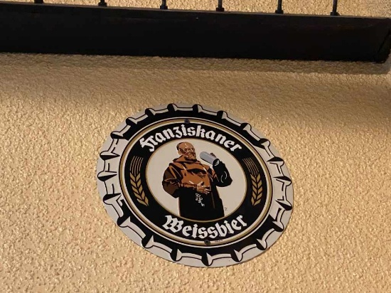 franziskaner Weissbier Beer Metal Sign