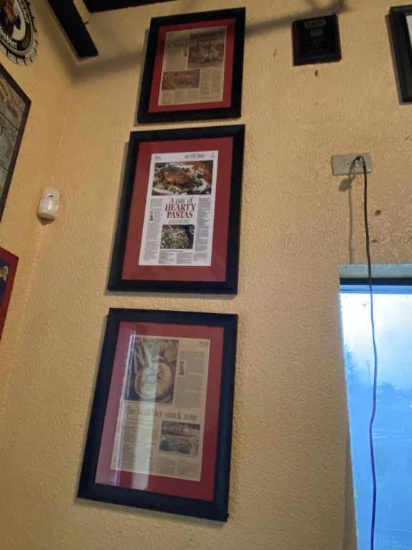 Several Framed Signs