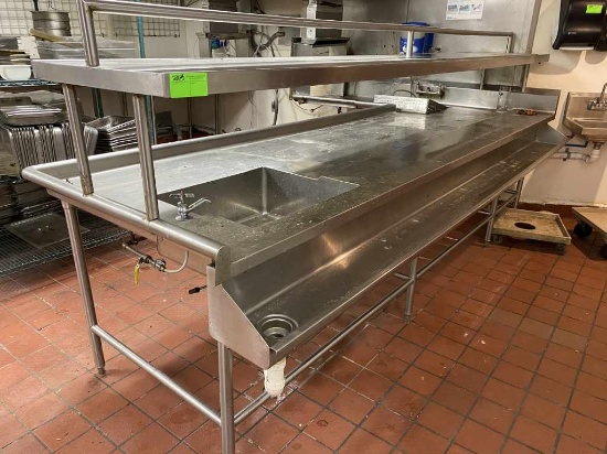 Right Side Dishwasher Section, Sink & Lower Drain