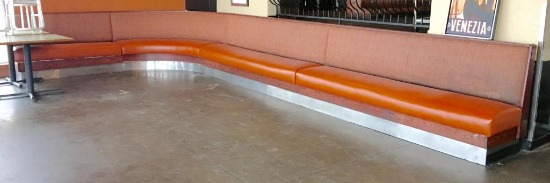 LARGE CORNER LONG BENCH 4 Sections