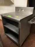 Stainless Table Worktop Station w/Shelves