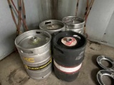 4 Empty Beer Kegs, those pictured.